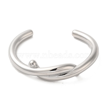 bracelets manchettes enroulés en fil d'acier inoxydable anti-ternissement 304(BJEW-Q773-06D-P)-3