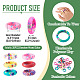 30Pcs Handmade Polymer Clay Finger Rings(RJEW-TA0001-11A)-4