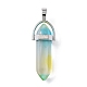 Faceted Bullet Glass Pointed Pendants(GLAA-CJC0001-16A)-1