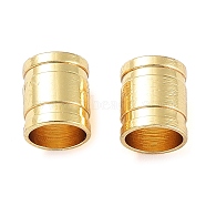 304 Stainless Steel Cord End Caps, Column, Golden, 7x6mm, Hole: 5mm(STAS-F139-060G-6MM)