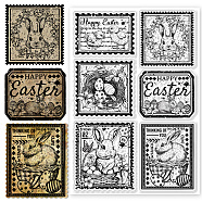 Custom PVC Plastic Clear Stamps, for DIY Scrapbooking, Photo Album Decorative, Cards Making, Rabbit, 160x110mm(DIY-WH0618-0044)