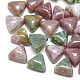 Natural Indian Agate Cabochons(X-G-T025-10x10mm-17)-1
