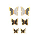 3 Pairs 3 Style 304 Stainless Steel Ear Studs(QZ7453-3)-1