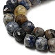 Natural Sodalite Beads Strands(G-A097-D01-06)-4