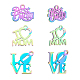 12Pcs 3 Style Valentine's Day Ion Plating(IP) 201 Stainless Steel Charms(STAS-UN0030-05)-1