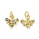 Brass Micro Pave Colorful Cubic Zirconia Charms(KK-E068-VF103)-1