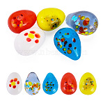 Mixed Styles Glass Beads, Teardrop, Mixed Color, 22.5~26x17~19mm(GLAA-TAC0001-33)
