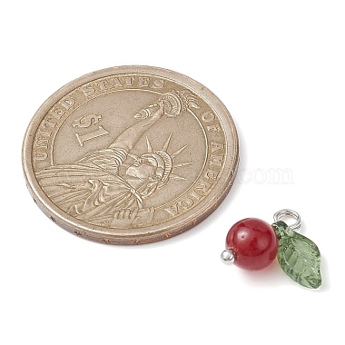 Natural Dyed White Jade Fruit Charms(PALLOY-JF02431-04)-2