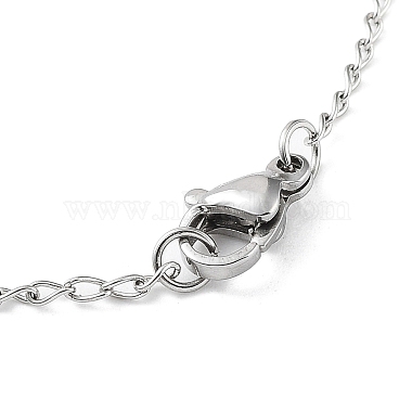 202 Stainless Steel Rosary Bead Necklaces(NJEW-D060-01C-GP)-4