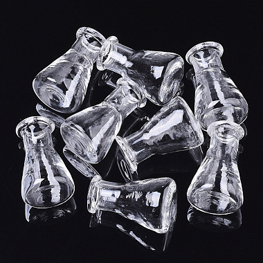 23mm Clear Vase Glass Beads