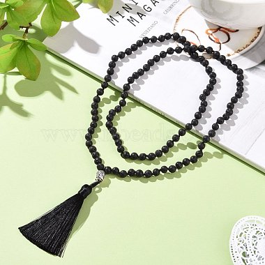 Tassel Pendant Necklaces(NJEW-P191-A10)-2