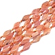 Agate à bandes naturelles / brins de perles d'agate à rayures(G-L544-052)-1