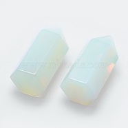 Opalite Pointed Beads, Undrilled/No Hole Beads, Bullet, 33~35x16~17x14.5~15mm(G-G760-K17)