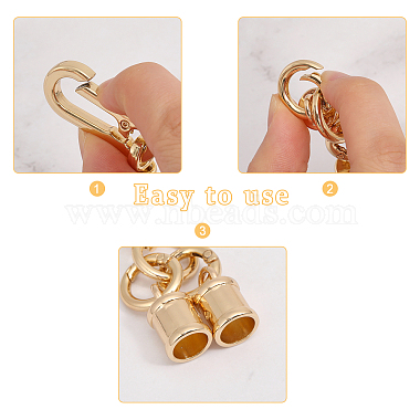 3 Sets 3 Colors Alloy Swivel Clasp(AJEW-CA0003-45)-5