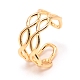 Infinity Wire Wrap Brass Cuff Earrings(EJEW-TAC0010-003)-1