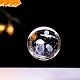 Inner Carving Glass Crystal Ball Diaplay Decoration(PW-WGD9143-16)-1