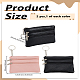 2Pcs 2 Colors PU Leather Zipper Wallets(ABAG-LP0001-91B)-2