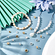 Elite 40pcs 4 style respectueux de l'environnement rack placage perles en laiton(KK-PH0006-20)-5