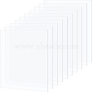 Transparent Acrylic for Picture Frame, Rectangle, Clear, 20.5x15.2x0.07cm, 10pcs/set(DIY-WH0204-82A)