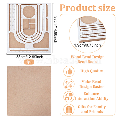 Rectangle Wood Bead Design Boards(ODIS-WH0038-54)-2