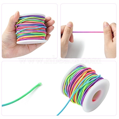 2.5mm Colorful Elastic Fibre Thread & Cord