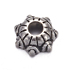 Perlas espaciadoras de plata tibetana(X-AA220-NF)-1