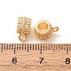 Brass Micro Pave Cubic Zirconia Tube Bails(KK-F942-13G)-3