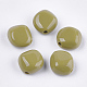 Opaque Acrylic Beads(X-MACR-T025-02B)-1