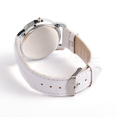 Мужские кожаные кварцевые наручные часы(X-WACH-O007-01A)-2