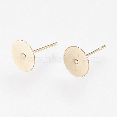 Golden Stainless Steel Stud Earrings