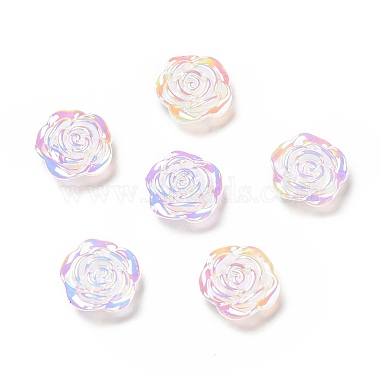 Colorful Flower Acrylic Cabochons