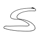 304 Stainless Steel Cable Chain Necklace for Men Women(NJEW-K245-024E)-1
