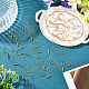 40Pcs 4 Styles 304 Stainless Steel Earring Hooks(STAS-TADJ0001-05G)-4