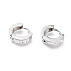304 Stainless Steel Huggie Hoop Earrings(X-EJEW-O087-14P)-1