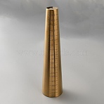 Jewelry Tool Round Brass Bracelet Sizing Bangle Mandrel, Wire Wrapping Tool, Golden, 3.5~7.4x30cm(TOOL-WH0052-67)