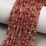 Natural Andesine Feldspar Beads Strands, Faceted, Rondelle, 4x2mm, Hole: 0.7mm, about 185~188pcs/strand, 14.61~14.84 inch(37.1~37.7cm)(GG-CBAA9B4-C02-03)