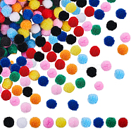 400pcs 10 Colors DIY Doll Craft Pom Pom Yarn Pom Pom Balls, Mixed Color, 1cm, 40pcs/color(AJEW-SC0003-26)