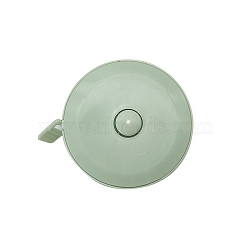 Plastic Tape Measures, Flat Round, Dark Sea Green, 4.9cm(PW-WG1159F-09)