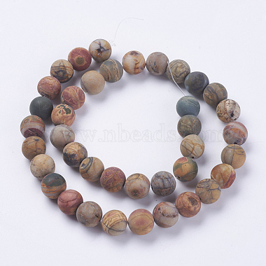 Chapelets de perles en pierre précieuse naturelle et synthétique(G-XCP0002)-3