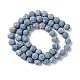 Natural Pyrite & Turquoise Beads Strands(G-K317-A21-02)-4