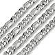 Stainless Steel Figaro Chains(STAS-M032-45P-3mm)-1