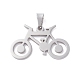 Boy Jewelry Original Color 201 Stainless Steel Bicycle Bike Pendants(STAS-I032-223)-1