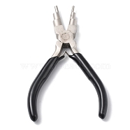 6-in-1 Bail Making Pliers, 45# Steel 6-Step Multi-Size Wire Looping Forming Pliers, for Loops and Jump Rings, Black, 14.5x9.7x1.35cm(TOOL-G021-01B)