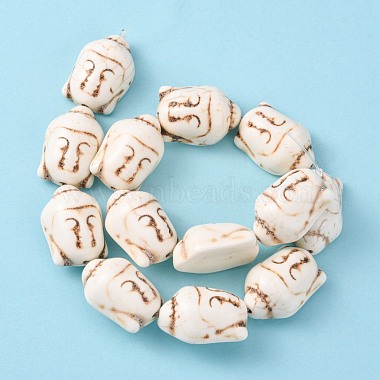 Synthetic Turquoise Beads Strands(TURQ-G119-20x29mm-06)-4