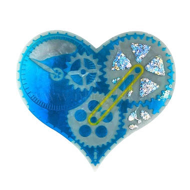 DIY Heart with Gear Wall Decoration Silicone Molds(VALE-PW0001-088C)-3