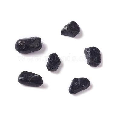 Natural Black Tourmaline Chip Beads(X-G-M364-16)-2