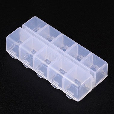 Cuboid Plastic Bead Containers(CON-N007-01)-4