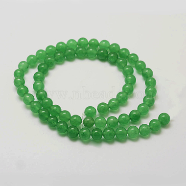 Natural White Jade Beads Strands(G-G735-42-6mm-1)-4