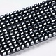 Non-Magnetic Synthetic Hematite Beads Strands(X-G-D015-1)-1