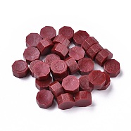 Sealing Wax Particles, for Retro Seal Stamp, Octagon, Saddle Brown, 9mm, about 1500pcs/500g(DIY-E033-A04)